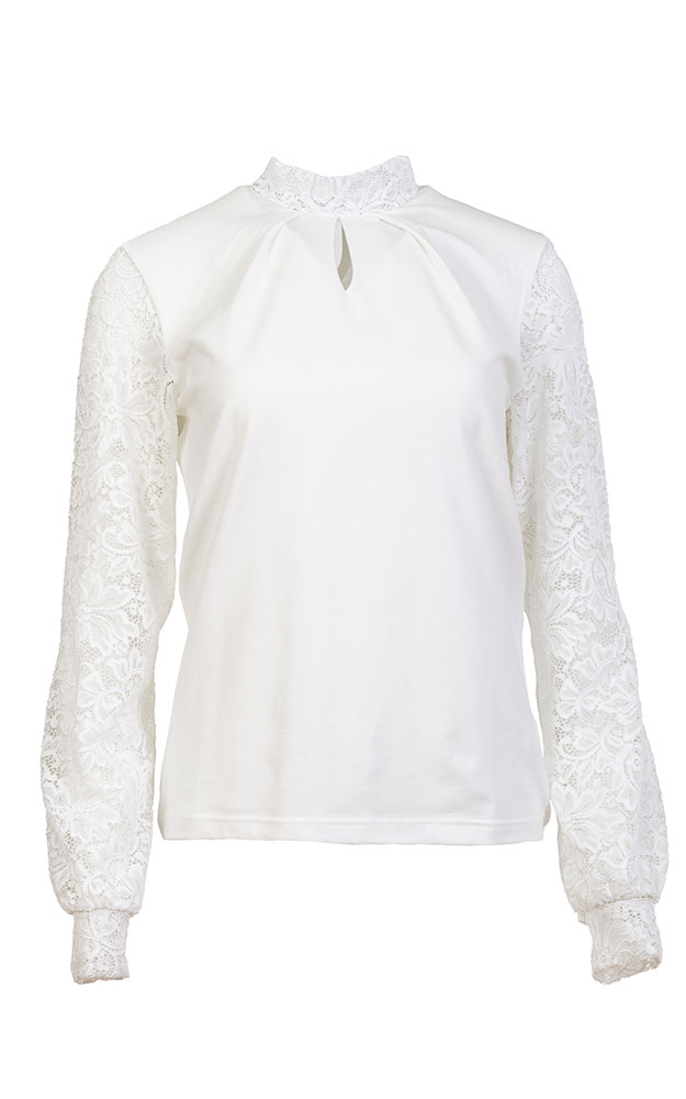 Trachtenbluse 9605 81100, weiß