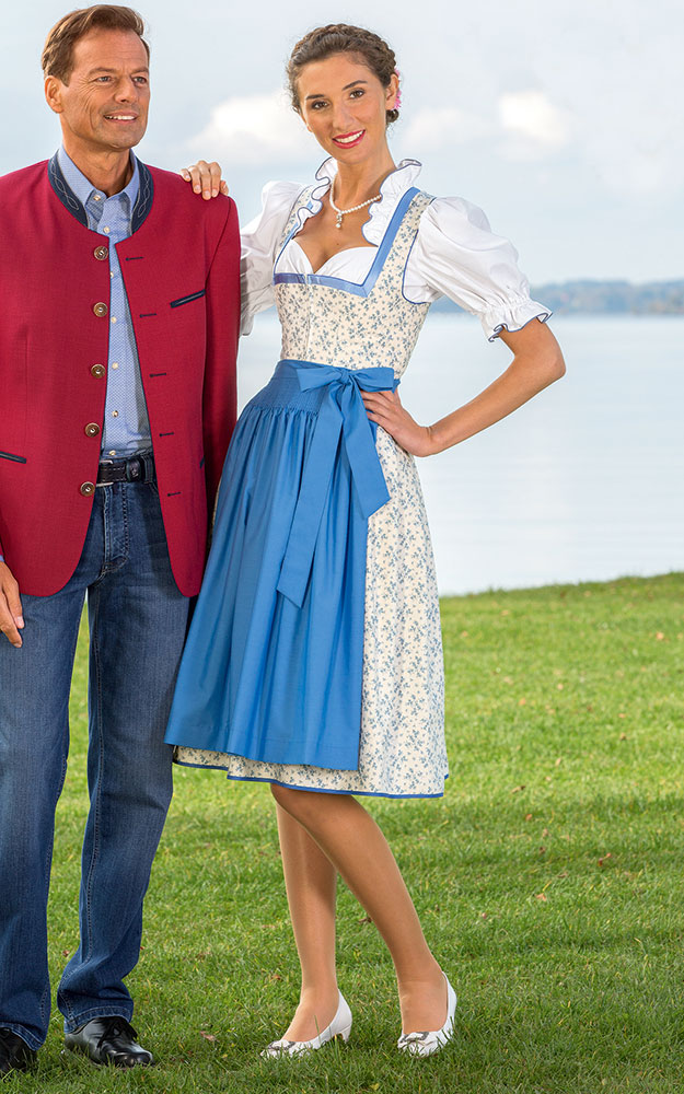 Blusendirndl Fuldatal, mit Schürze