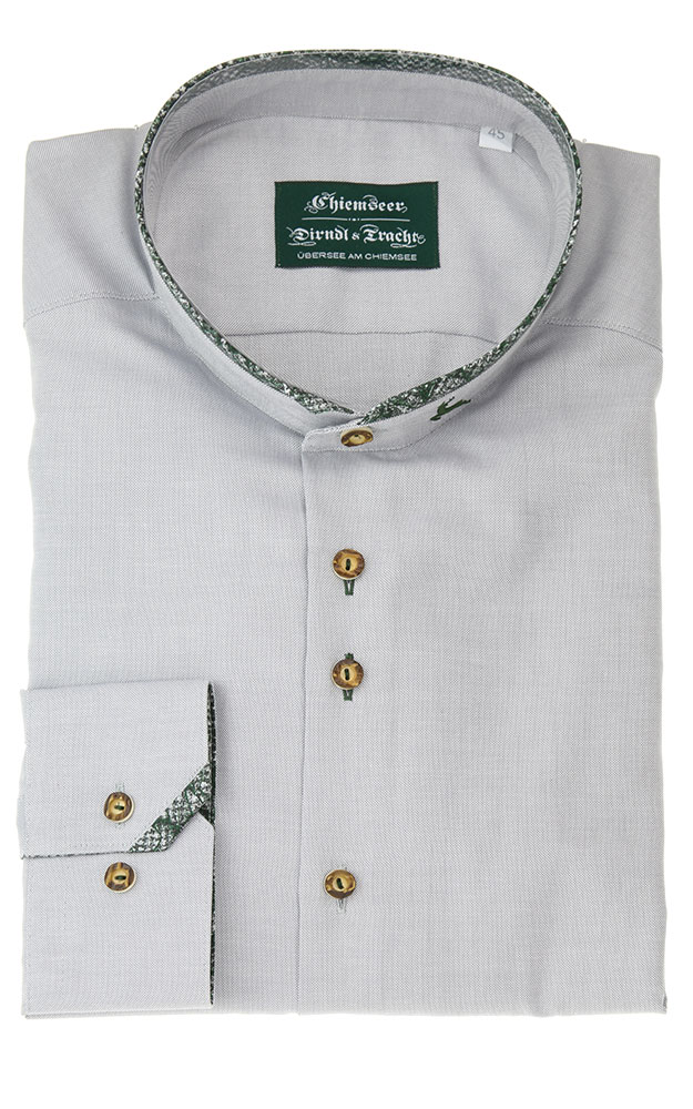 Hemd 3004 19103, grau - Slim fit