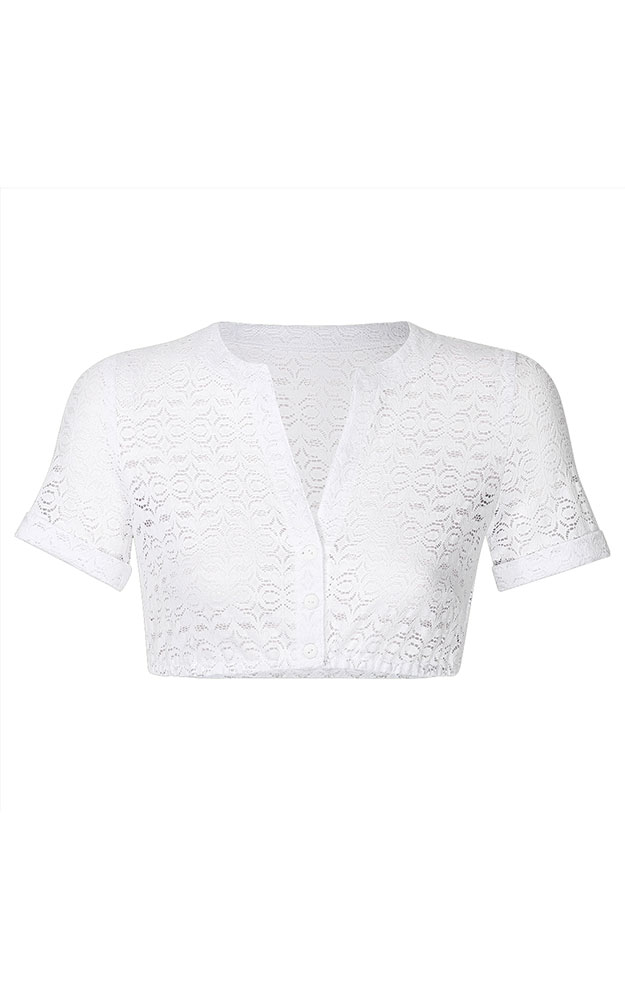 Dirndlbluse 01 10213SL, weiß