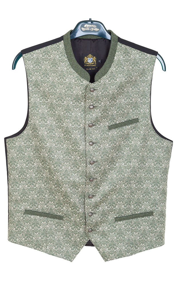 Weste Hans, oliv/grün - Slim fit