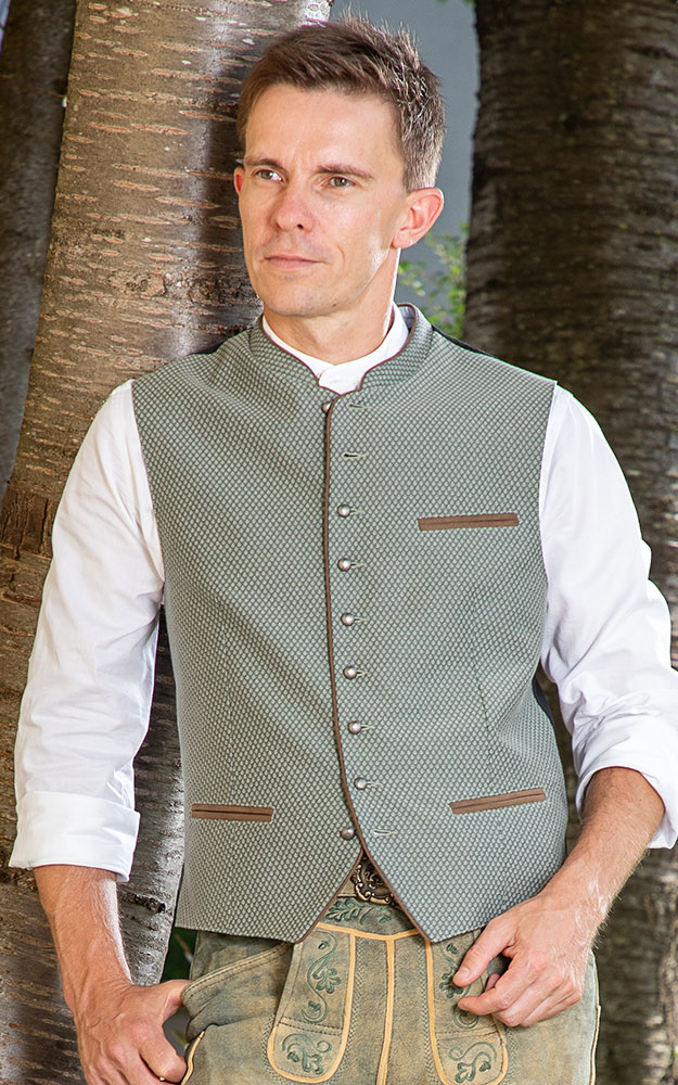 Weste Oliver, schilfgrün