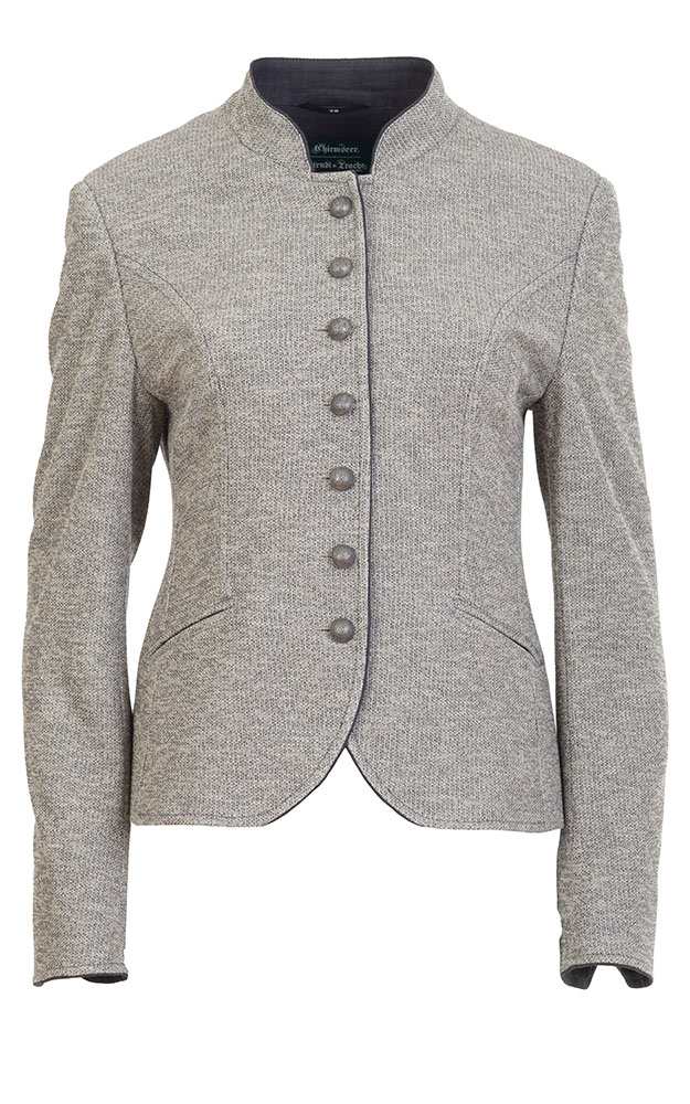 Jacke Flora, grau meliert
