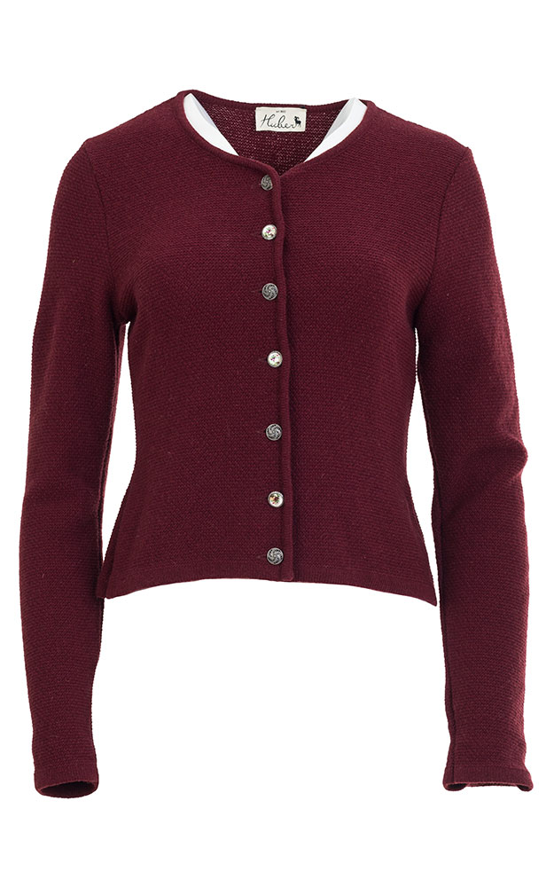 Strickjacke Wyana, dunkelrot