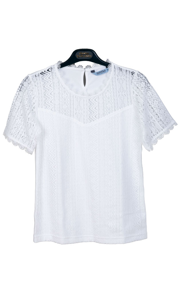 Trachtenshirt 9514 10143, weiß