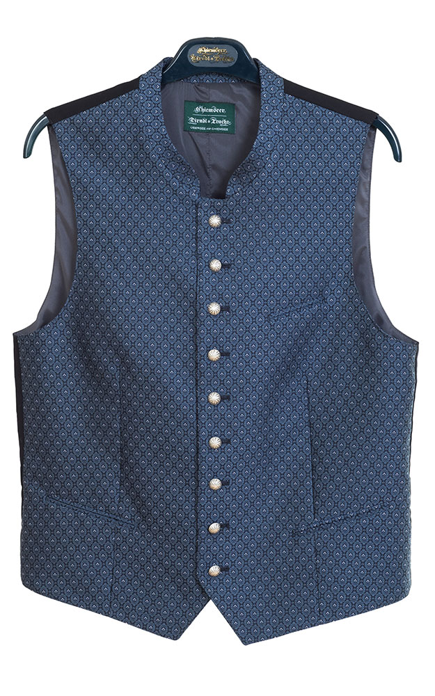 Weste Aurach 242914605, blau - Stretch