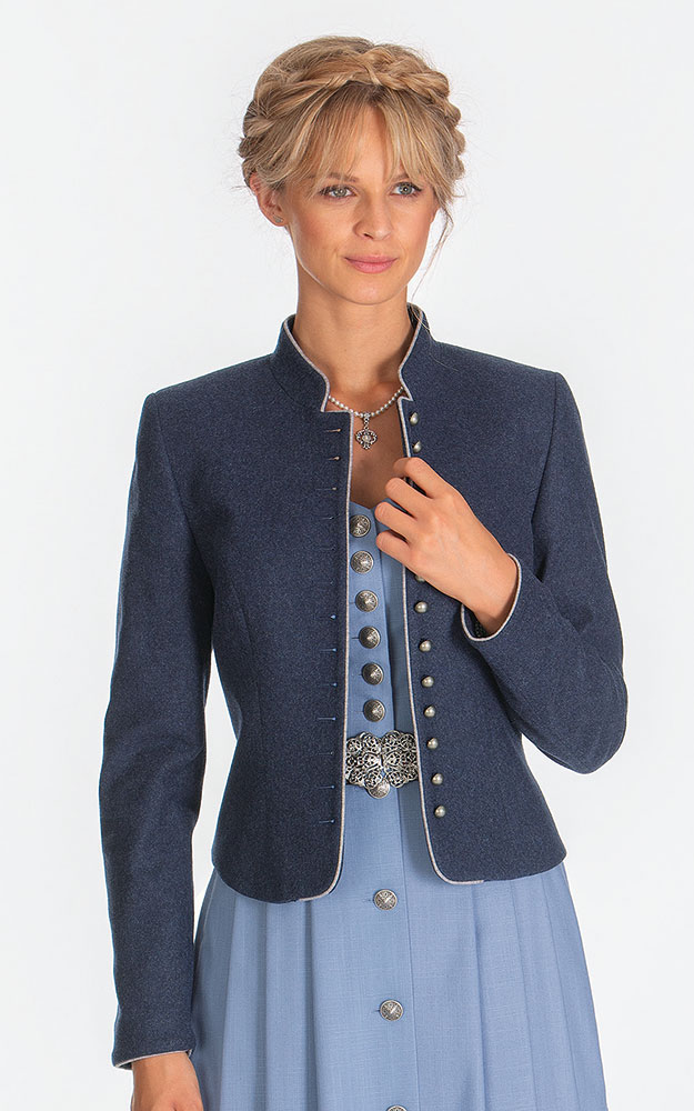 Lodenjacke Ebersberg, marine
