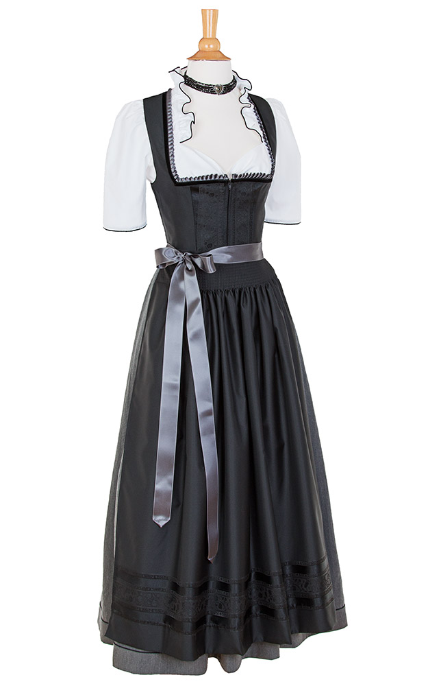 Schürze Rupertigau, schwarz