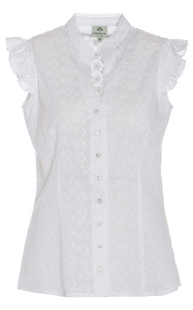 Trachtenbluse 45458, weiß
