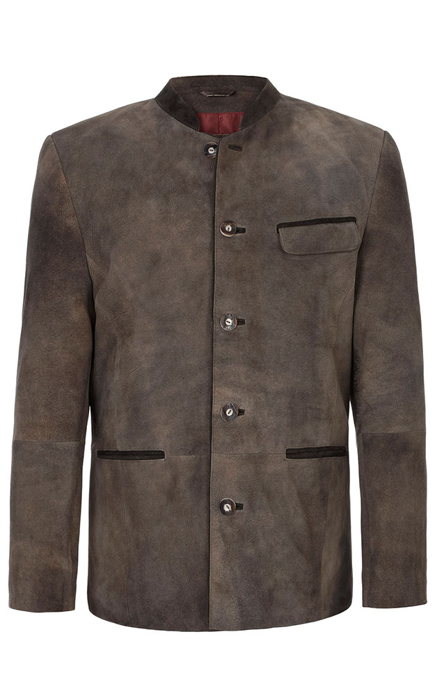 Lederjacke Autor, schlamm