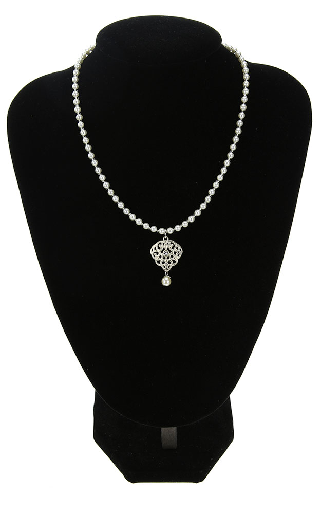 Kette 51491-3-48097, Perle creme