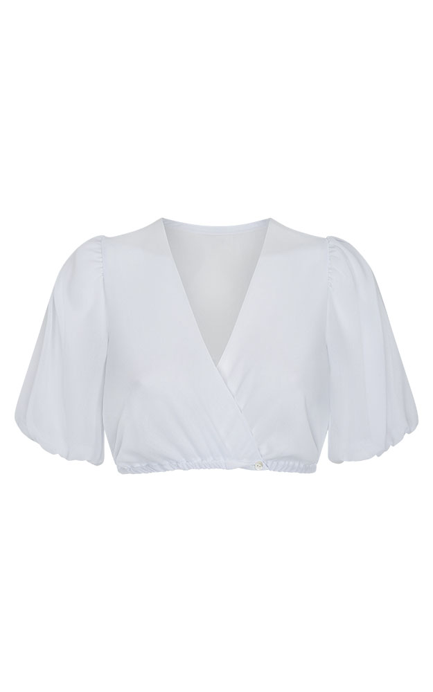 Dirndlbluse Lejla, cremeweiß