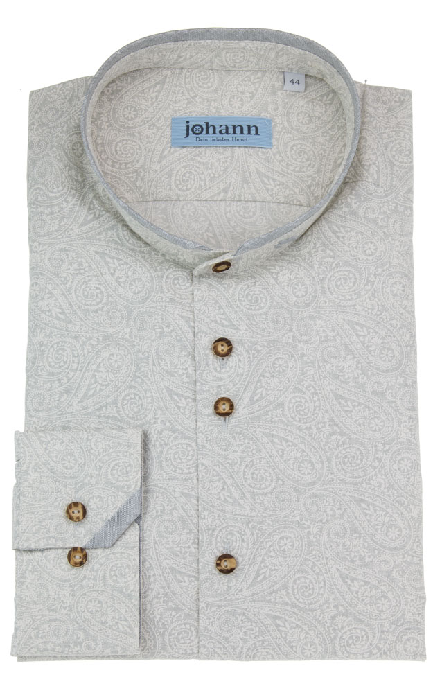 Hemd 3004 11107, grau - Slim fit