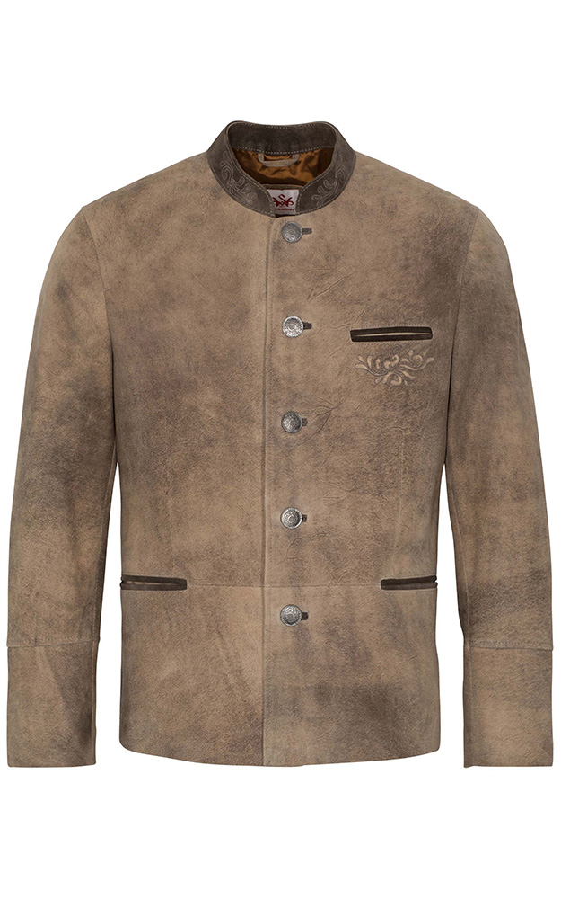 Lederjacke Philbert, haselnuss