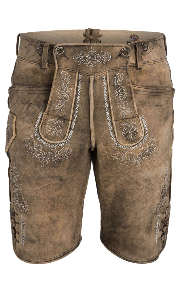 Hirschlederhose Weitenfels MEINDL, ohne Träger altsalzburg