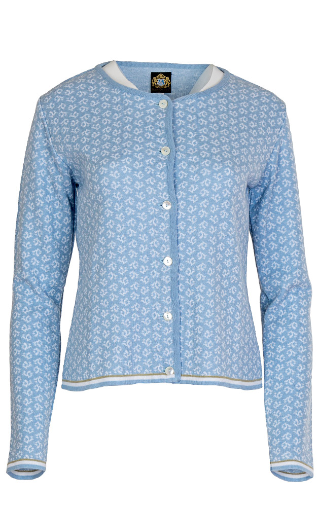 Strickjacke Kärnten, hellblau