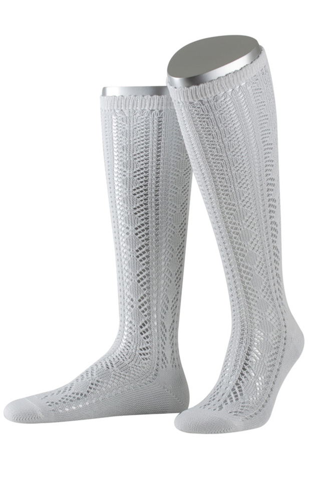 Damenkniestrümpfe L370, weiß