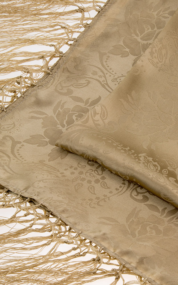 Seidentuch Nr. 12, beige