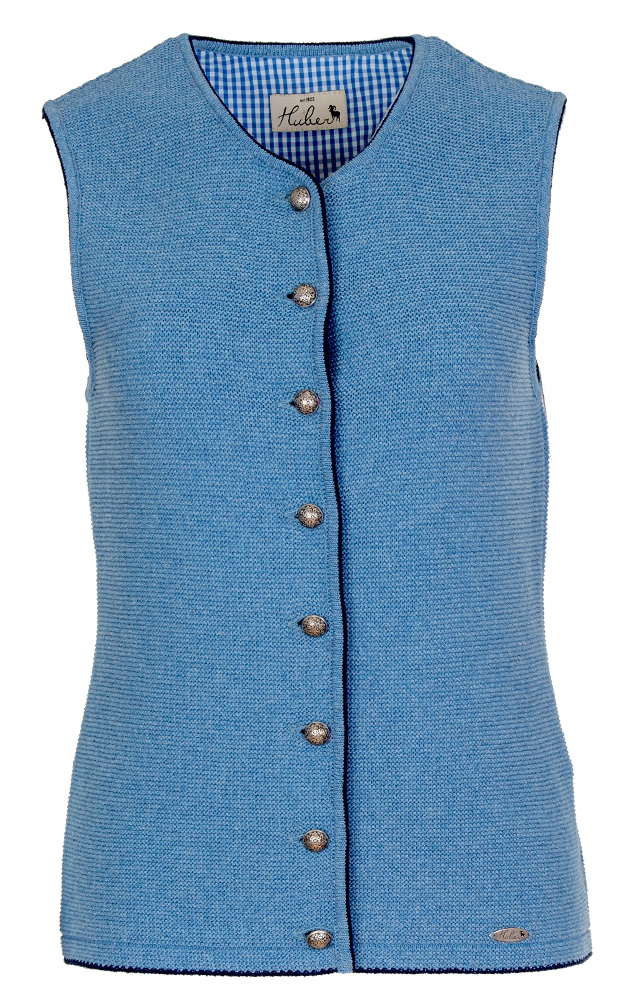 Strickweste Margit, jeans/marine