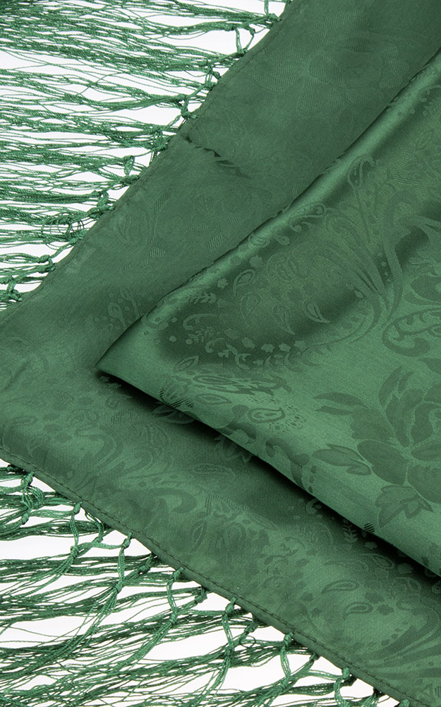 Seidentuch Nr. 15, englisch grün