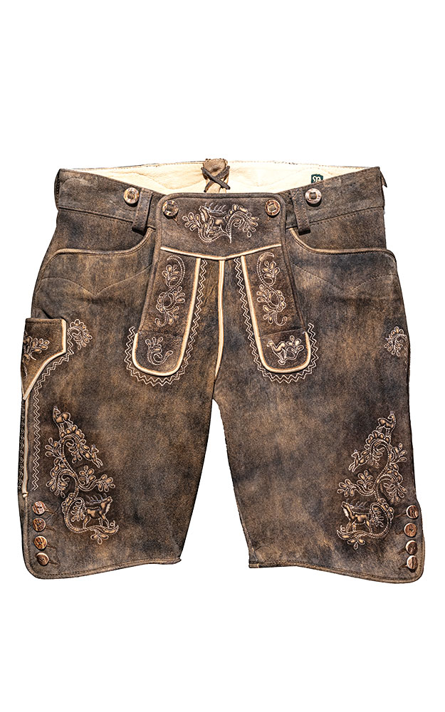 Lederhose Lichtenstein, dunkelbraun