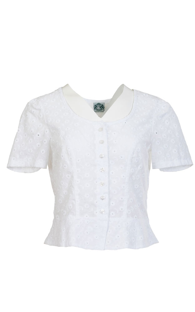 Trachtenbluse Manuela, weiß