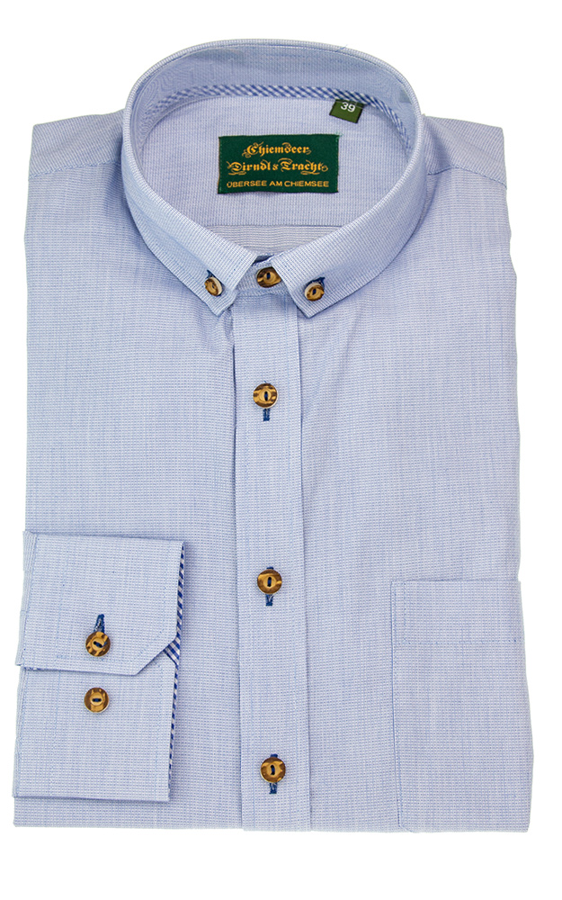 Hemd 2546 4042, blau - Slim fit