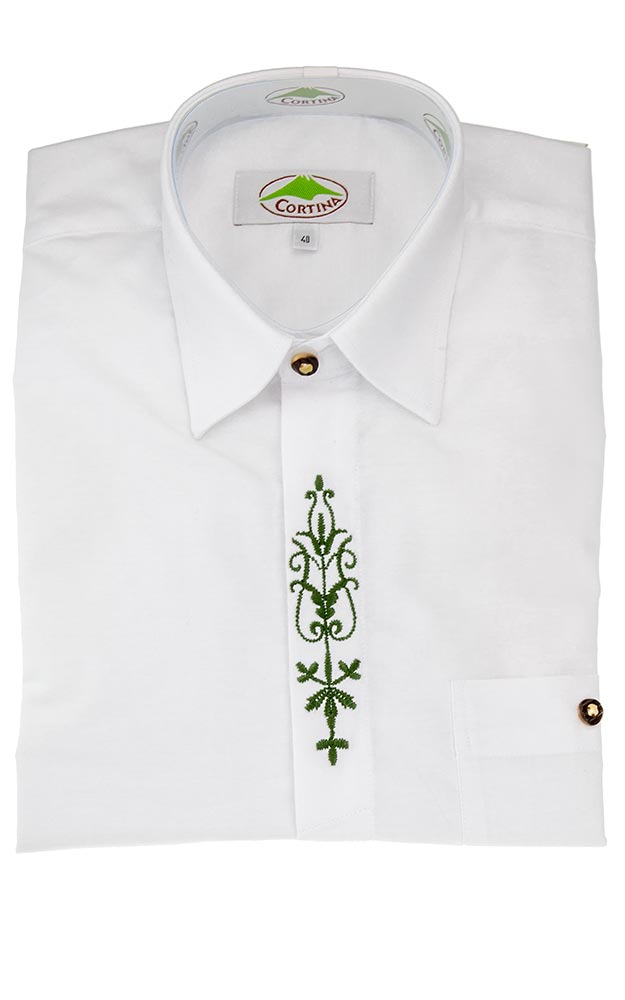 Hemd Albert Federkiel, weiß