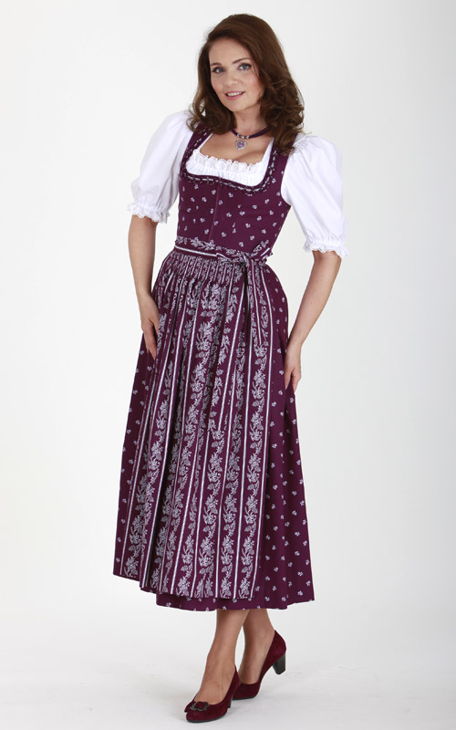 Schürze Bärensee, pflaume