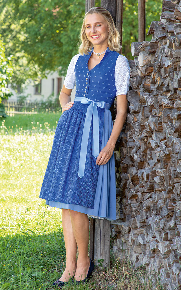Blusendirndl Isartal, mit Schürze