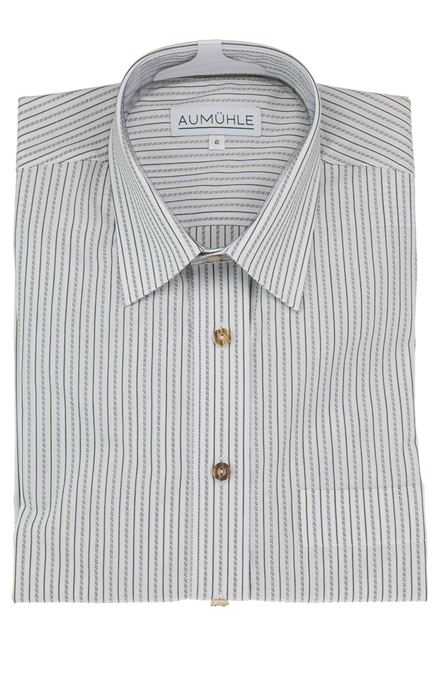 Hemd 03 03325D, grün/weiß gestreift