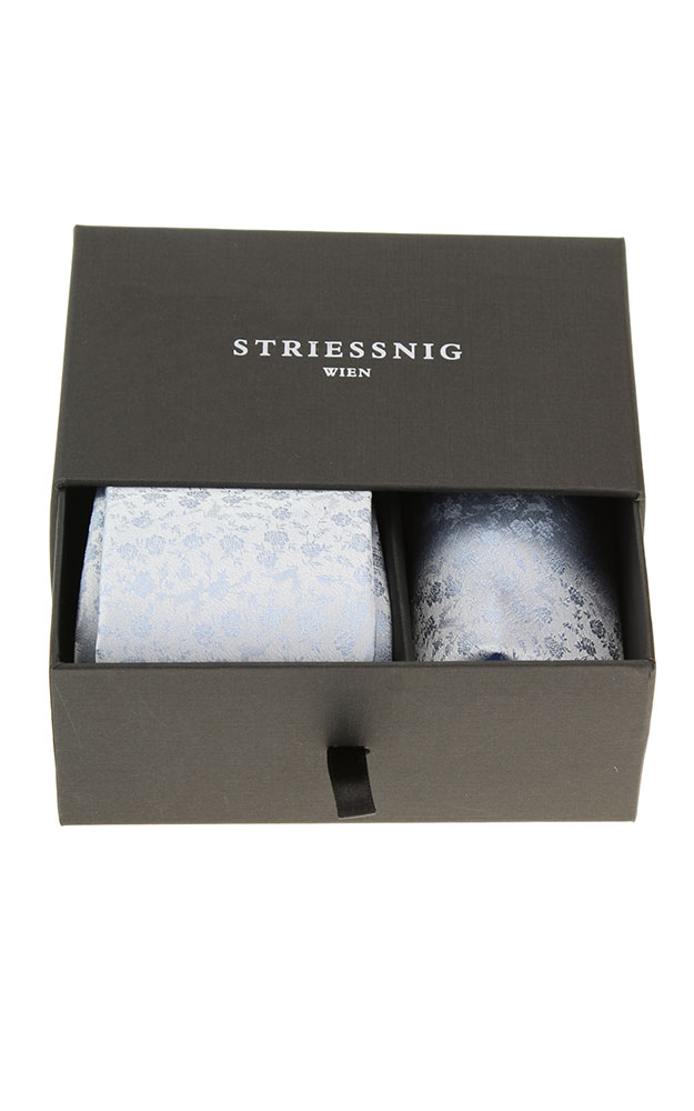 Krawatte & Tuch, hellblau