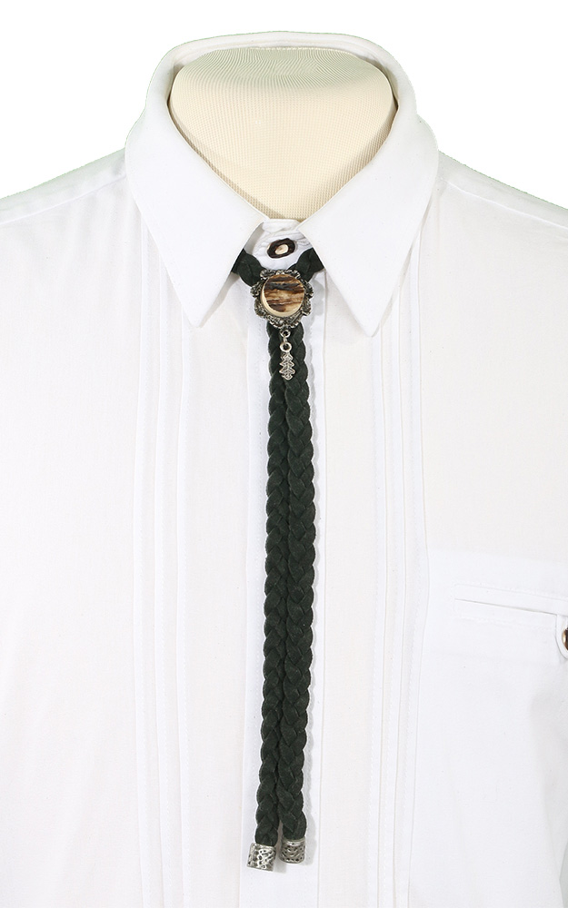 Leder-Flechtband, tanne