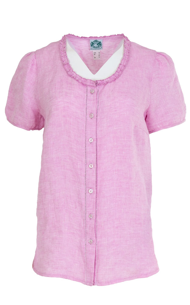 Trachtenbluse Sandra, rosa