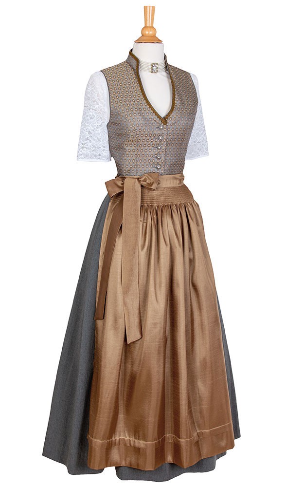 Schürze Taft Extra, messing