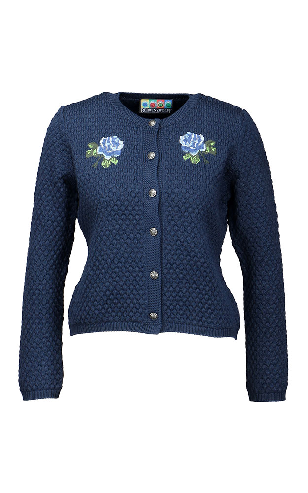 Strickjacke 13610, dunkelblau