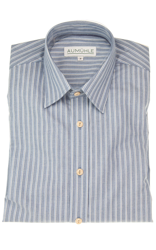 Hemd 03 03430D, blau gestreift