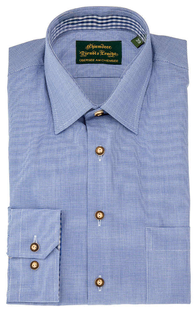 Hemd 2857 1494, blau - Slim fit