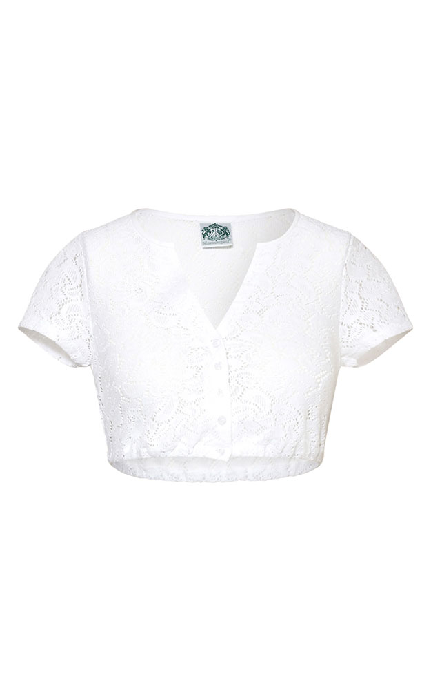 Dirndlbluse Gerlinde, weiß