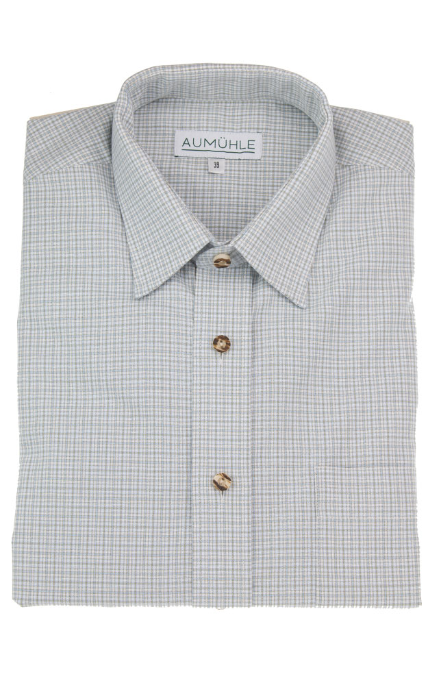 Hemd 03 03323D, # beige/hellblau