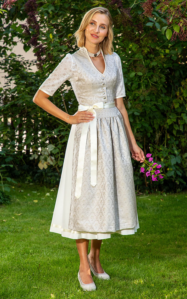 Blusendirndl Throntal sekt, mit Schürze