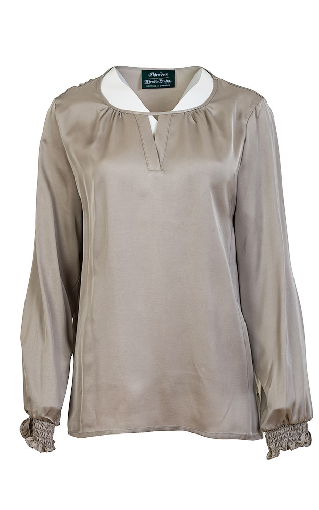 Trachtenbluse 6158 18111, taupe