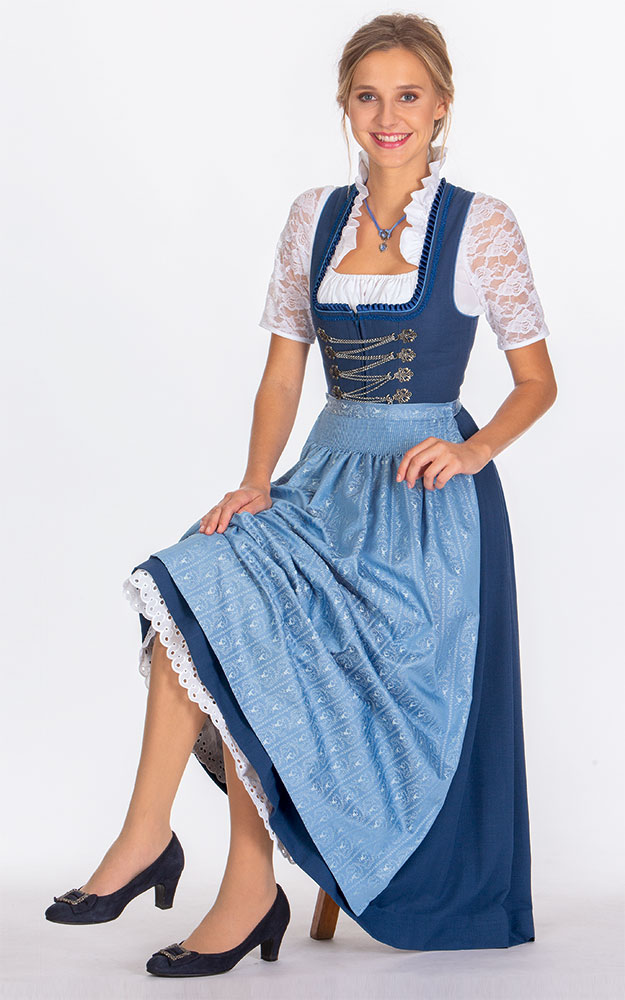 Schürze Ebensee, hellblau