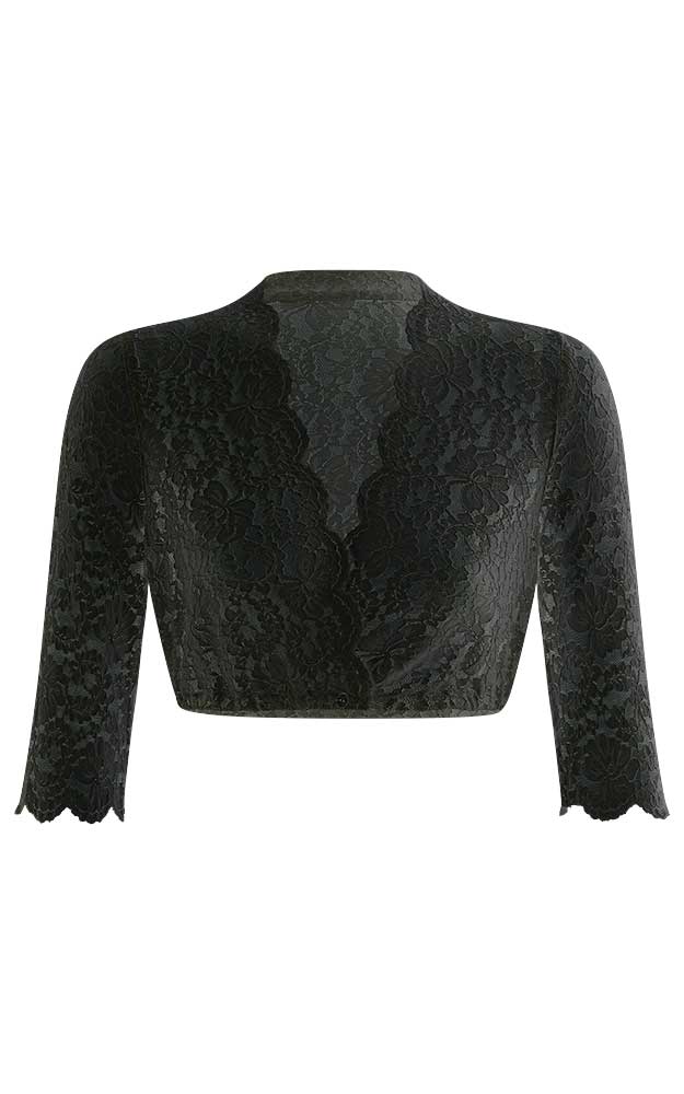 Dirndlbluse Sarah, schwarz