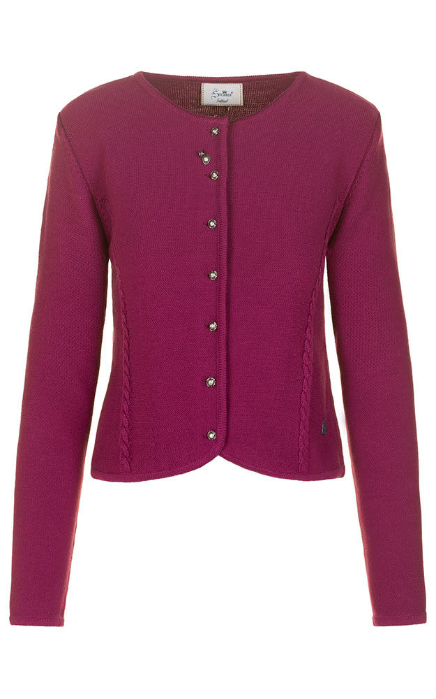 Strickjacke Tia, brombeer