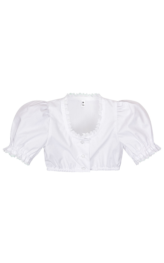 Kinderbluse 15 0125 84, weiß