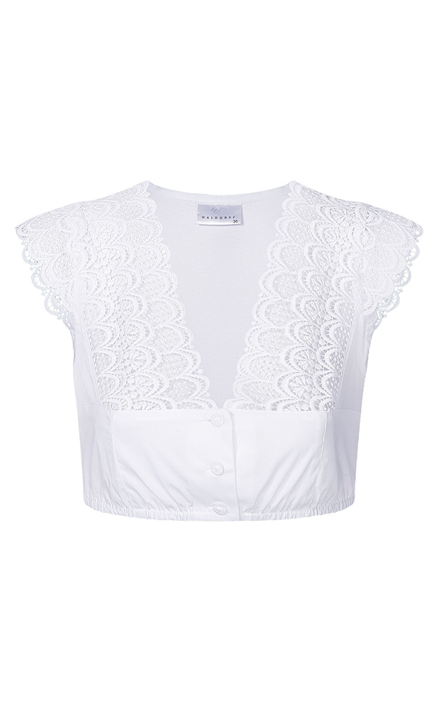 Dirndlbluse 06724, weiß