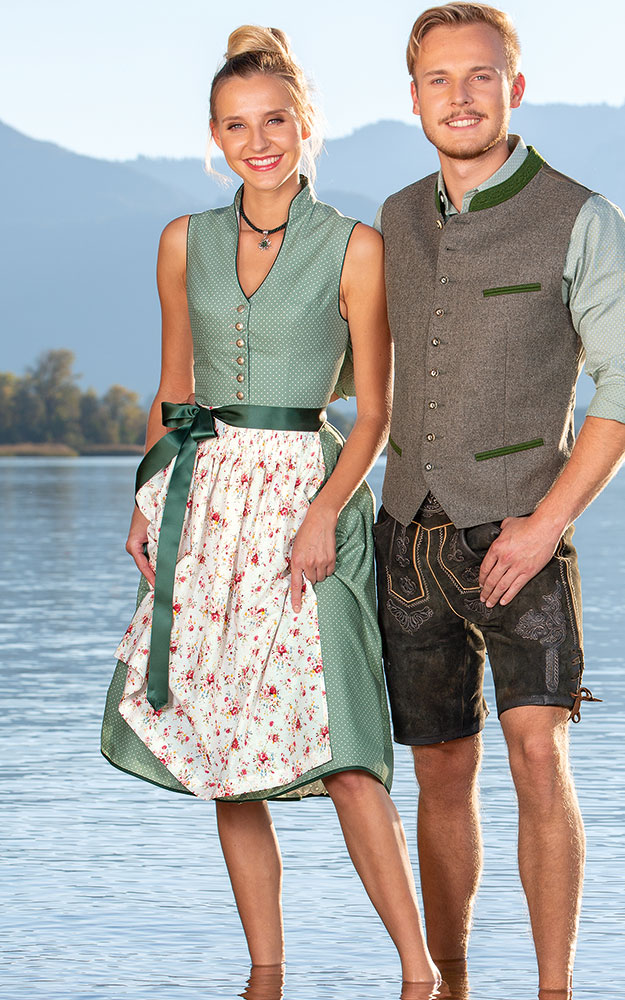Blusendirndl Brixental, mit Schürze