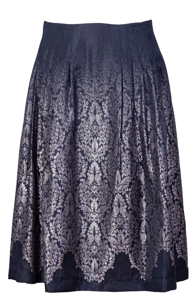 Rock Gudrun, schwarz/silber