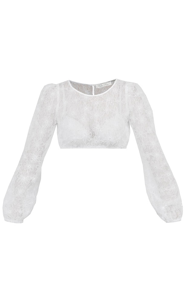 Dirndlbluse 315700, weiß